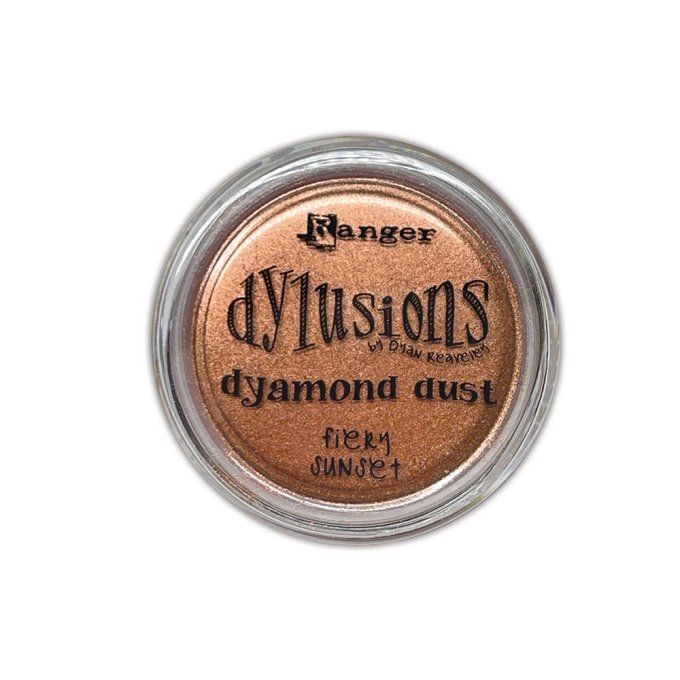 Pigment en poudre, Dylusions dyamond Dust - Fiery sunset - 7g environ 