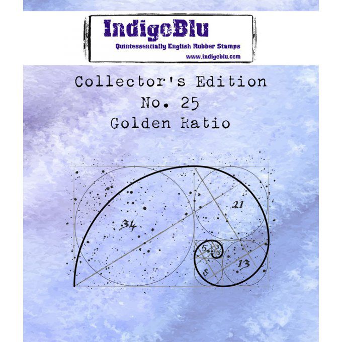 Tampon caoutchouc, Golden ratio, IndigoBlu 