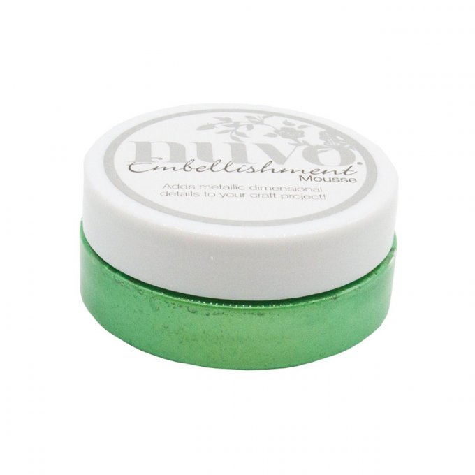 Nuvo, mousse de texture, couleur myrtle green