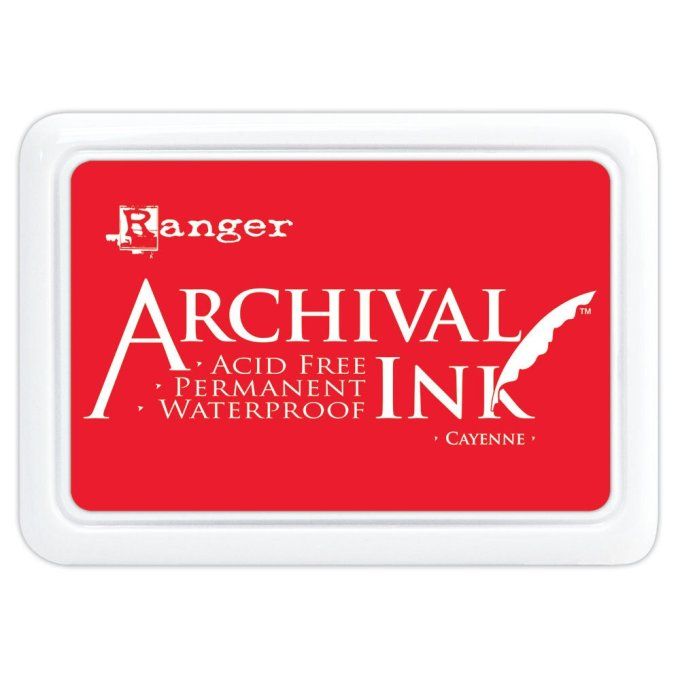 Archival Ink Pad, Cayenne