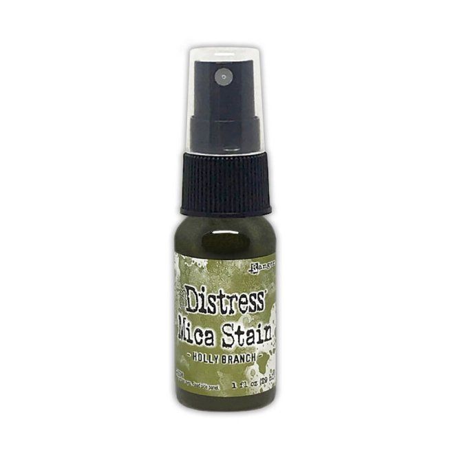 Distress Mica Stains Holiday : Holly branch - 29ml