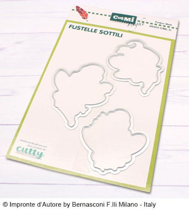 3 Dies - Tinker bell,  coordonnés à la planche de tampons 2440-CLEM-D