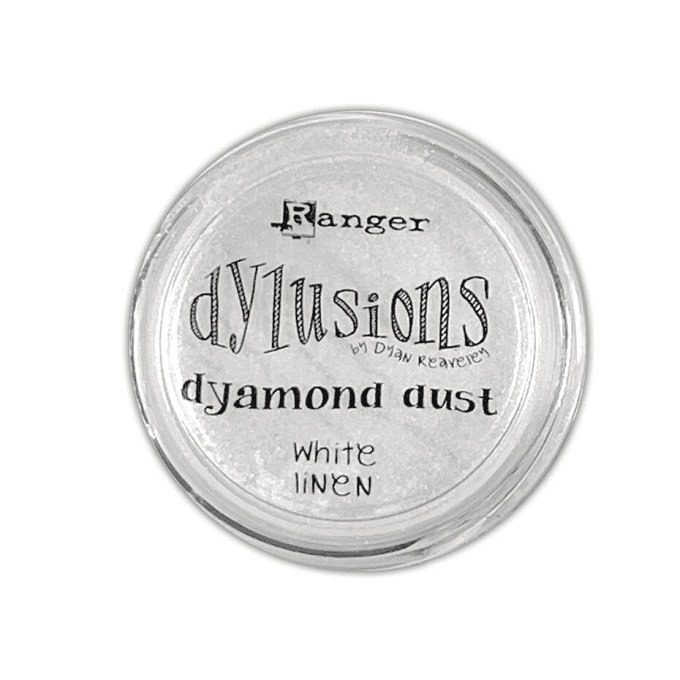 Pigment en poudre, Dylusions dyamond Dust - White linen - 7g environ 