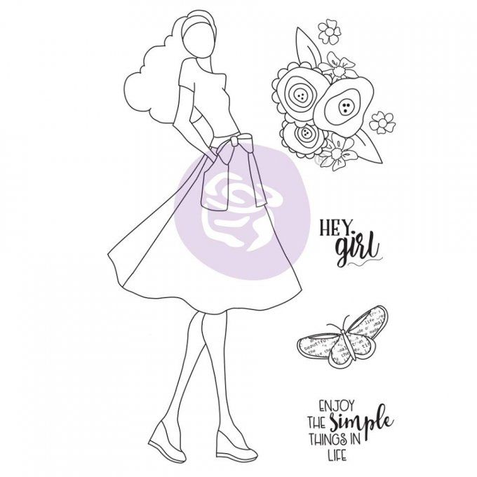 Tampons cling caoutchouc - "Phoebe" - Prima 