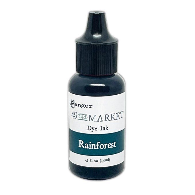 Ranger, 49&Market - Dye ink - Re-inkers - 14ml - Rainforest