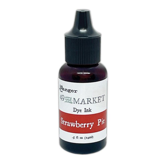Ranger, 49&Market - Dye ink - Re-inkers - 14ml - Strawberry pie