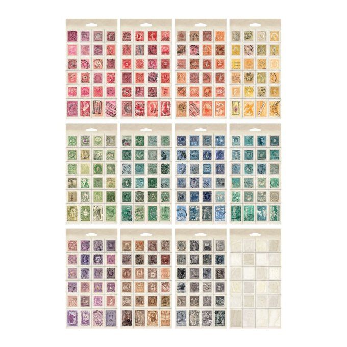 Tim Holtz, Idea-ology - livre d'autocollants, timbres et cachets de la poste