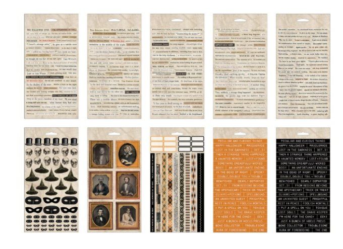 Livret d'autocollants, Idea-ology, 484 autocollants - Halloween - dimension 11.2x21.2cm environ