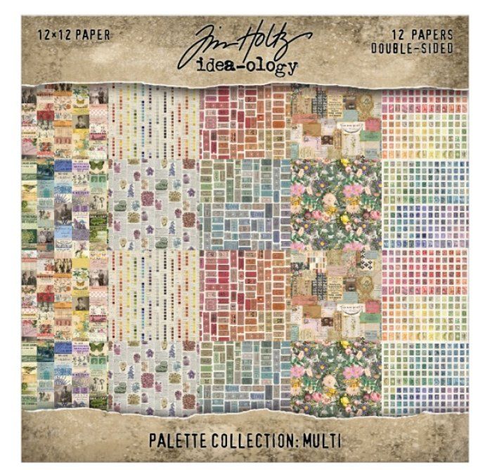 12 feuilles, 30x30cm, Idea-ology, Palette collection - Multi 