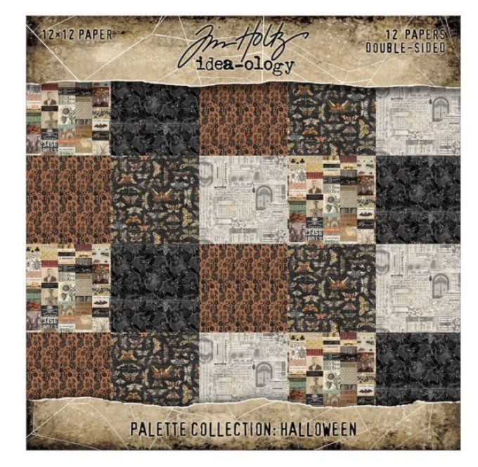 12 feuilles, 30x30cm, Idea-ology, Palette collection - Halloween