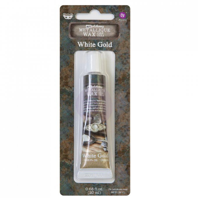 Cire métallique, Art Alchemy, white gold, 20ml