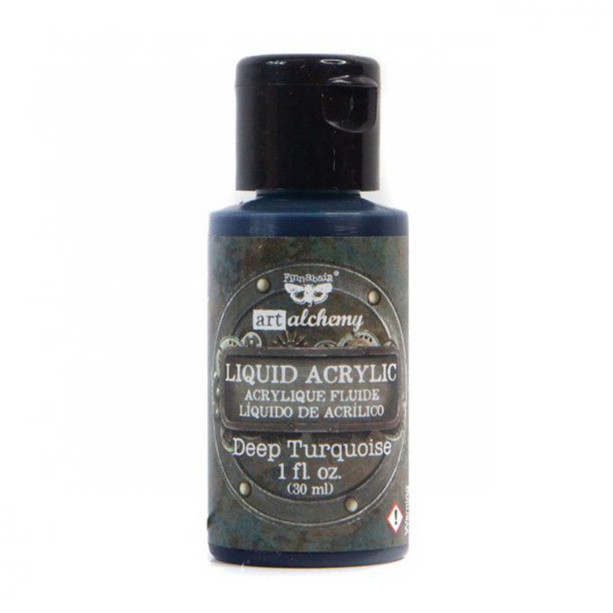 Peinture fluide, Art Alchemy, Deep turquoise, 30ml