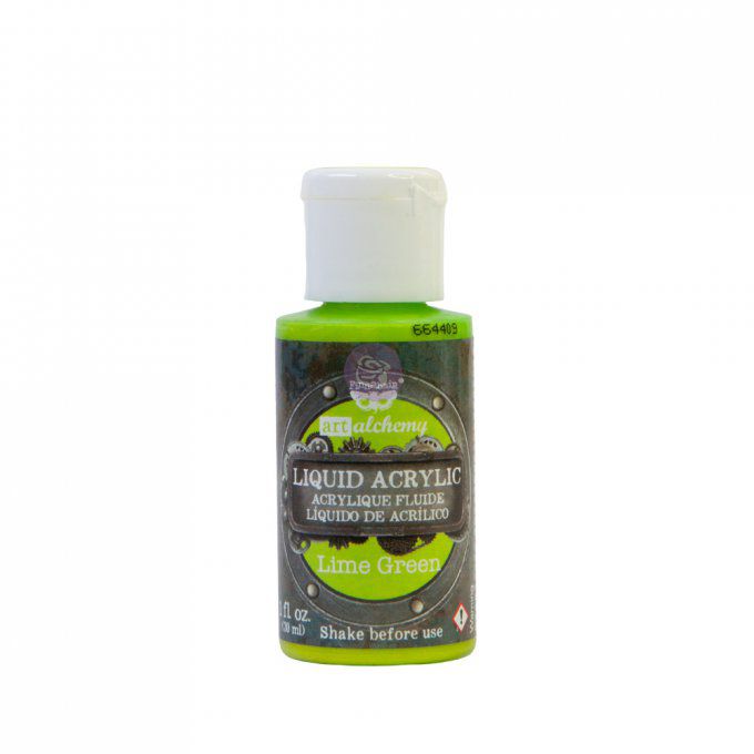 Peinture fluide, Art Alchemy, Lime green, 30ml