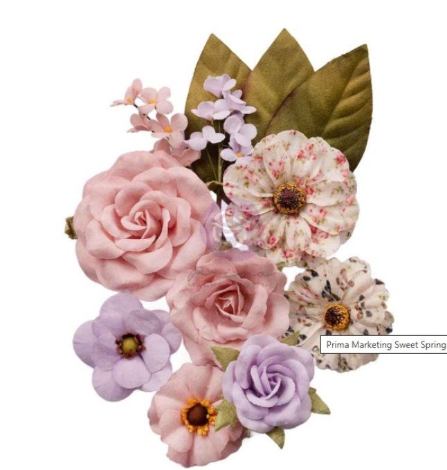 Fleurs (12 pièces), Sweet spring - Prima marketing