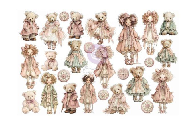 52 die-cuts, Buttons & Keepsakes - Prima marketing