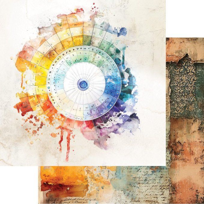 12 feuilles, 30x30cm, collection : Art - 250gsm 