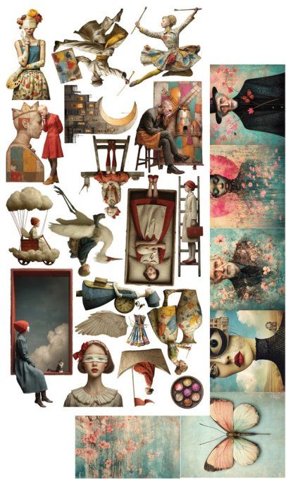 6 feuilles, 15x30cm, collection : Art - 250gsm