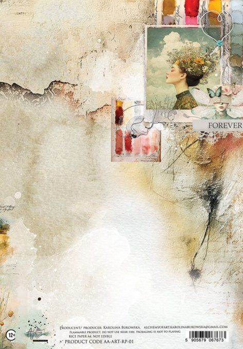 Feuille de riz, Art,  format A4