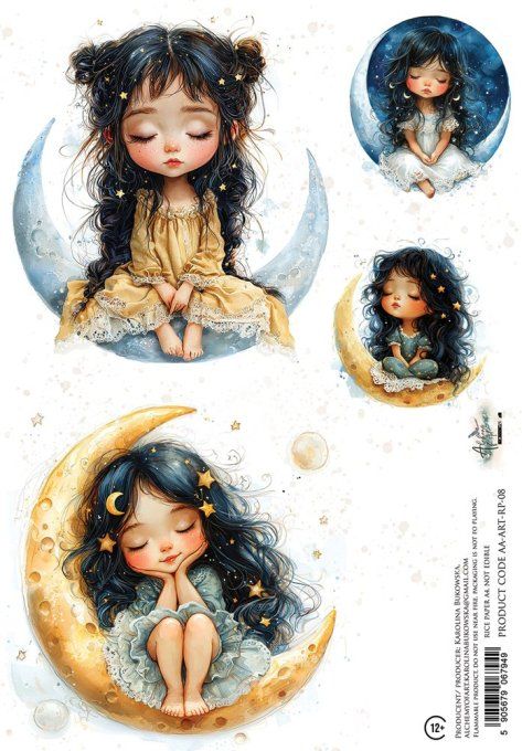 Feuille de riz, Art,  format A4