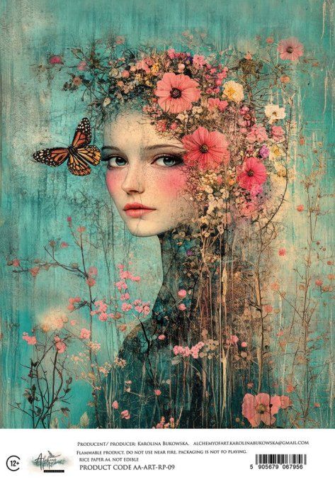 Feuille de riz, Art,  format A4