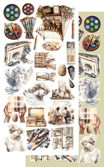 6 feuilles, 15x30.5cm, collection : Art 2 - 250gsm
