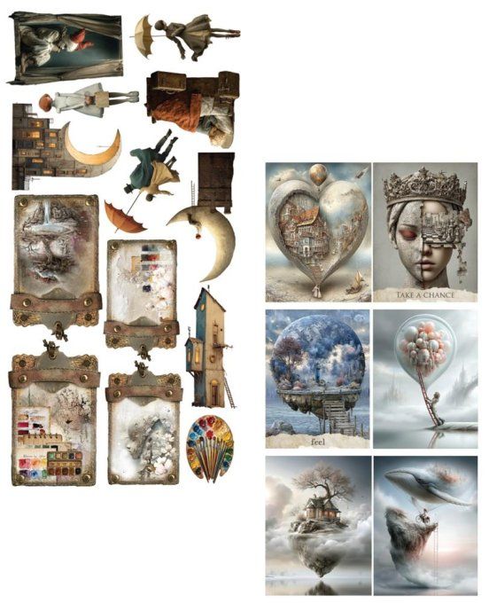 14 feuilles, 15x30.5cm, collection : Art 2 - 250gsm