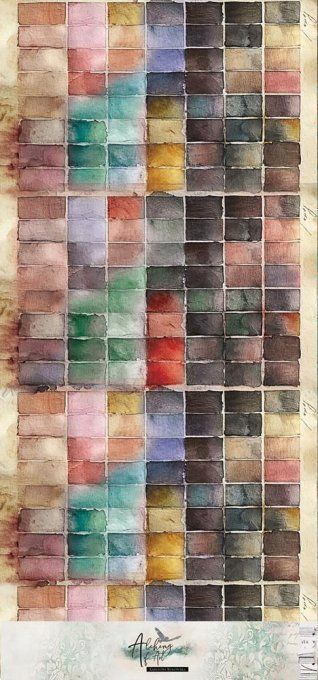 1 pièce de tissu, cover, dimension 70x32cm environ, collection : Art 2