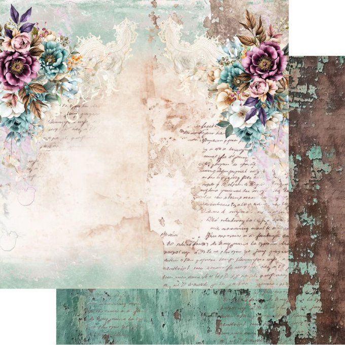 Ensemble de 24 feuilles, 15x15cm, collection : Dreamy dreams, 250gsm