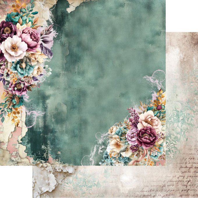 Ensemble de 24 feuilles, 15x15cm, collection : Dreamy dreams, 250gsm