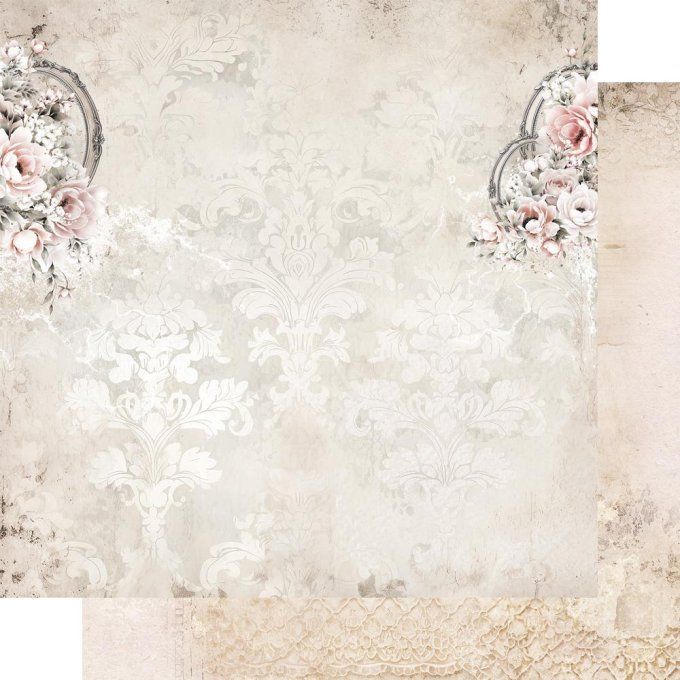 Ensemble de 6 feuilles, 30x30cm, collection : Heartbeat - 250g 