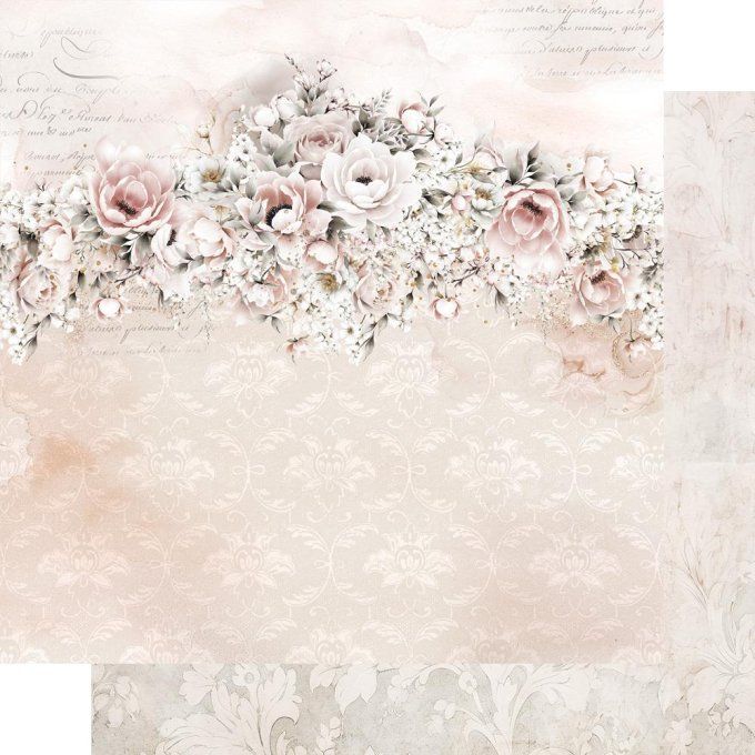 Ensemble de 6 feuilles, 30x30cm, collection : Heartbeat - 250g 
