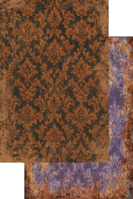 8 feuilles, format A4, Halloween palette, 190gsm