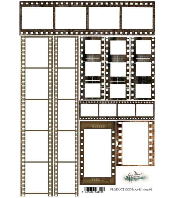 Feuille d'acétate, In Silence, Négatifs, format 30x20cm