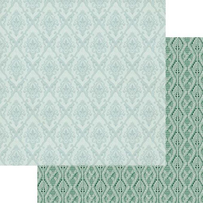 Ensemble de 12 feuilles, 20x20cm, collection : Frosty colors - Patterns - 190g 