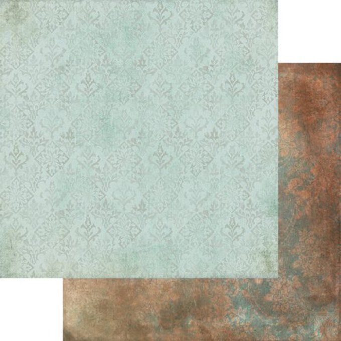 Ensemble de 12 feuilles, 20x20cm, collection : Frosty colors - Patterns - 190g 