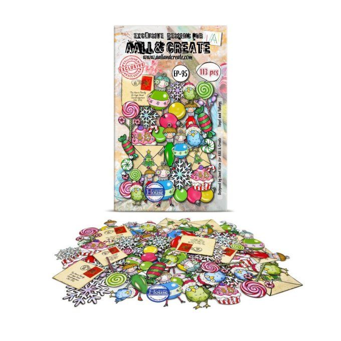113 Die-cuts environ - AALL&Create - Tinsel and Tidings