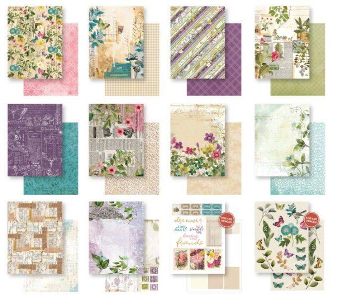24 feuilles - Arden creative studio, Garden chronicles - Dim. : 15.2x21.3cm environ