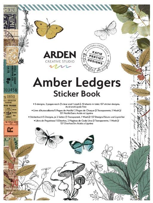 Arden Créative, Stickers book - Amber ledgers