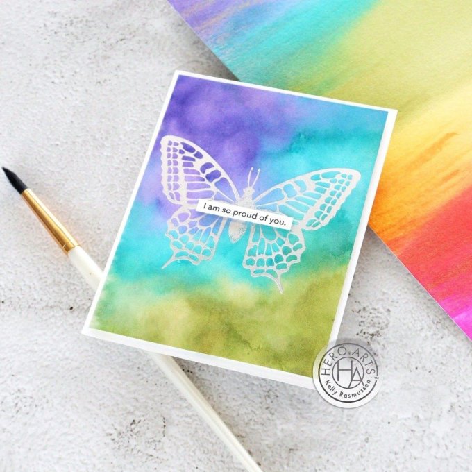 Hero Arts - Hero Hues reactive glitz, couleur : Egyptian blue