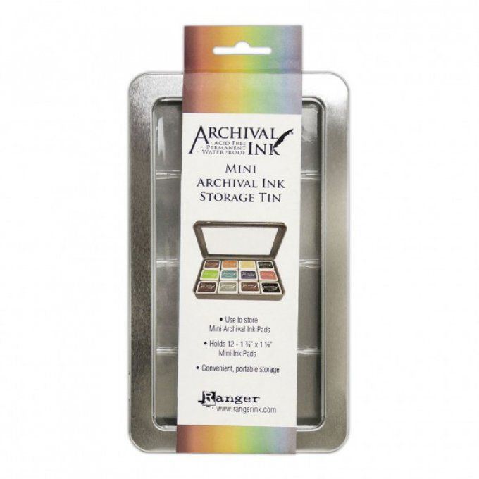Boite métallique pour mini archival ink