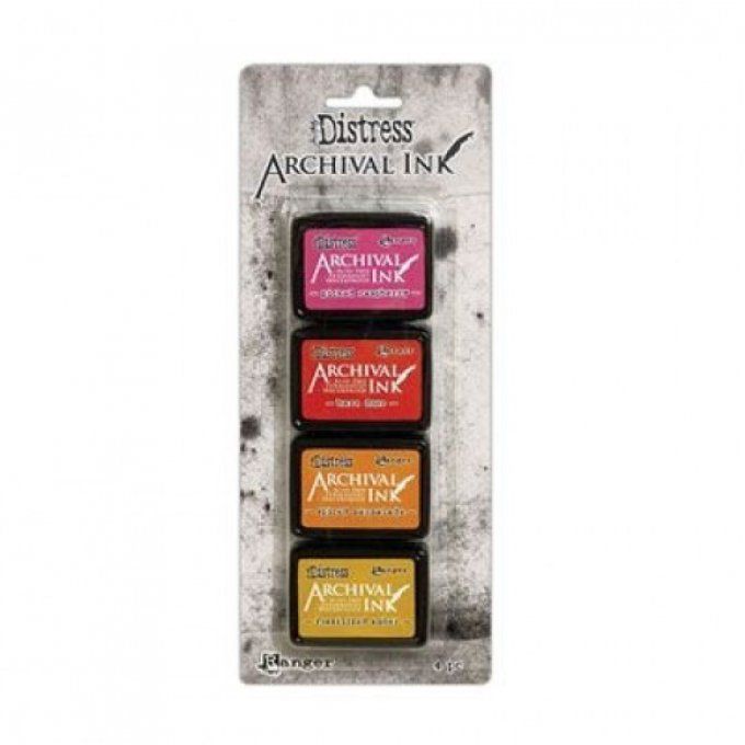 Archival Ink, Tim Holtz, Kit 1, (4 couleurs)