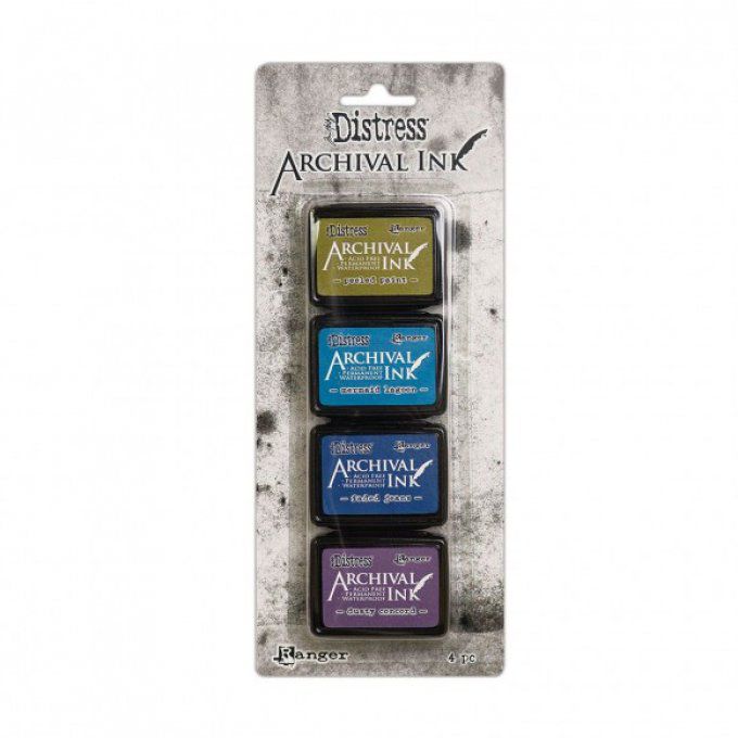 Archival Ink, Tim Holtz, Kit 2, (4 couleurs)