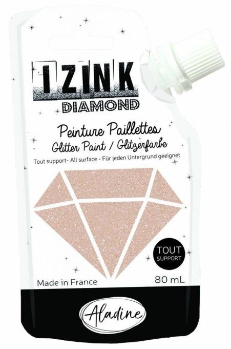 Aladine izink diamond, doré cuivré, 80ml 