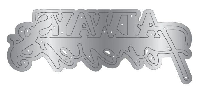 1 Die/matrice de découpe, Crafter's companion - Always & forever