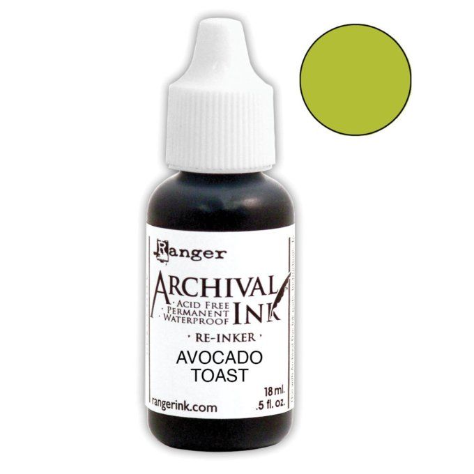 Ranger, recharge Archival Ink, 18ml - Avocado toast