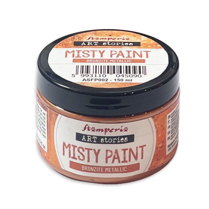 Stamperia, Misty paint metallic, 150ml - Bronzite