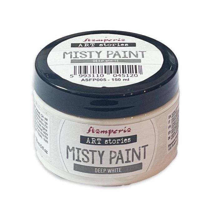 Stamperia, Misty paint, 150ml - Deep white