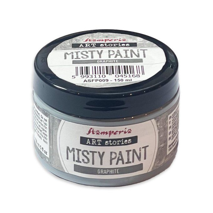 Stamperia, Misty paint, 150ml - Graphite