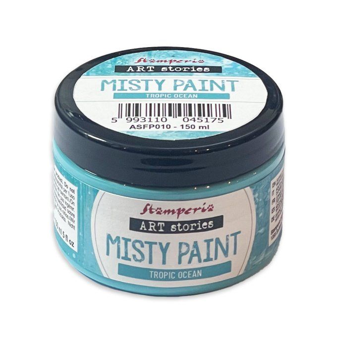 Stamperia, Misty paint, 150ml - Tropic ocean