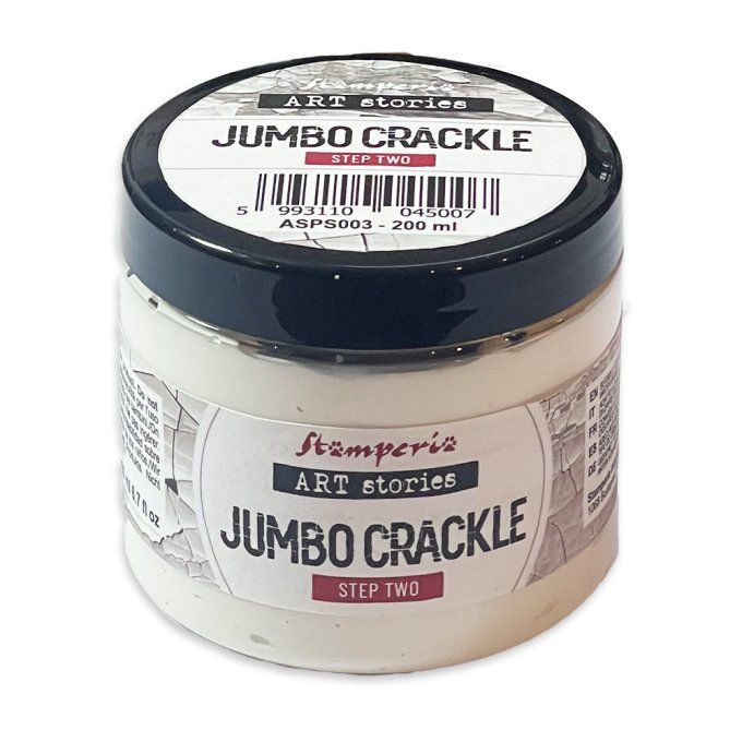 Stamperia, Art stories - Texture paste jumbo crackle, step 2